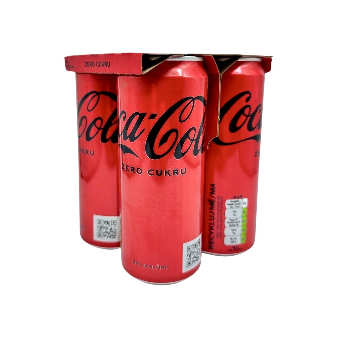 Coca-Cola Zero 4 x 330 ml • Horti.sk