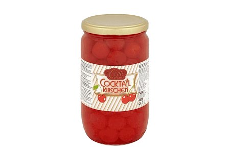 Čerešne Koktejlové Červené Bez Stopky 750g