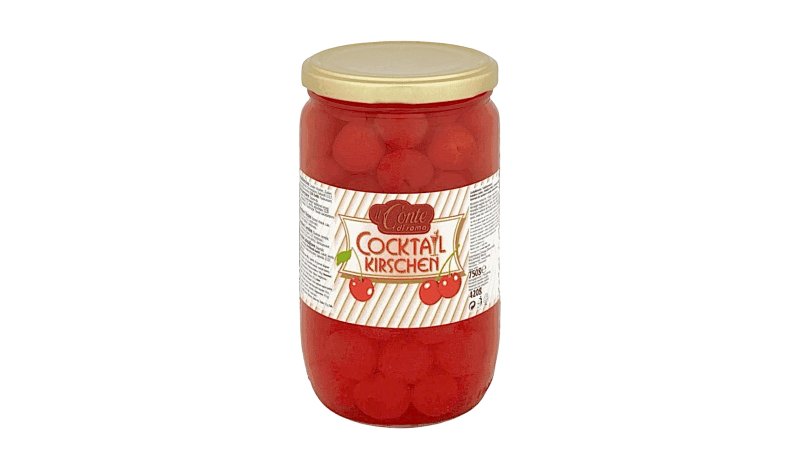 Čerešne Koktejlové Červené Bez Stopky 750g