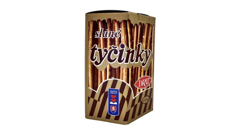 Tyčinky slané Dru 170g Dóza