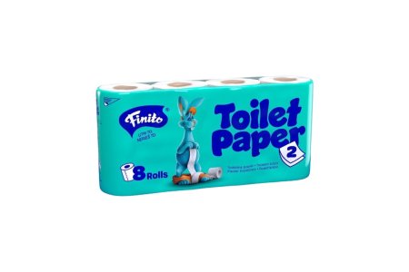Papier Toaletný Finito 2 vrstvový 8ks 18m