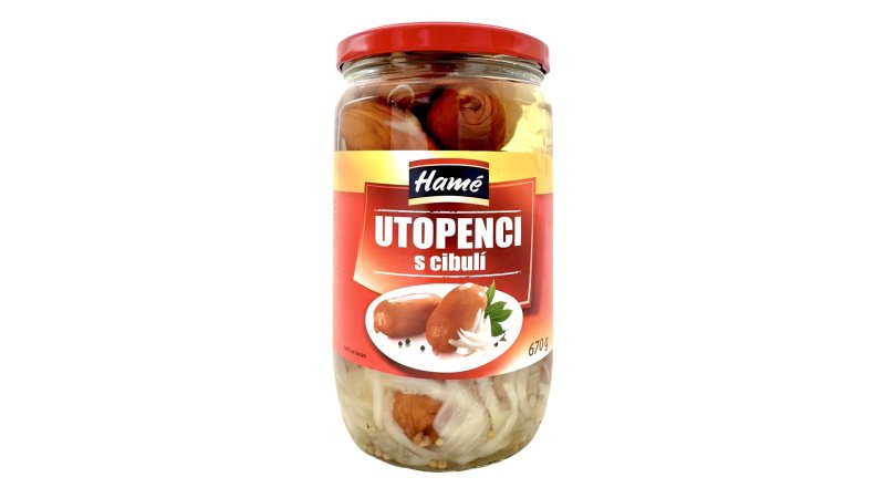 Utopence s cibuľou 670g Hamé