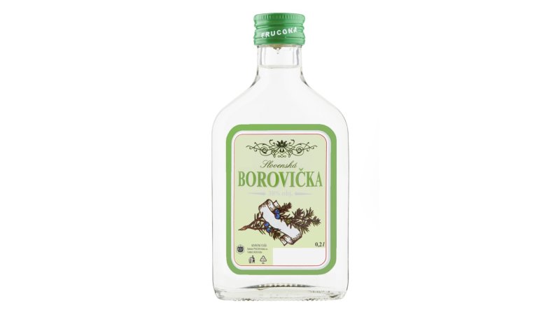 Borovička slovenská 38% 0,2l