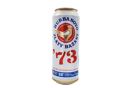 Pivo Zlatý Bažant 73 0,5l plech