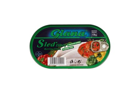 Sleď filety v paprikovej omáčke 170g Giana