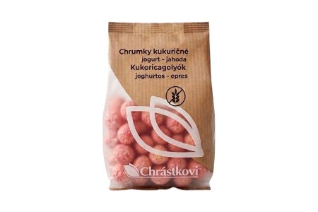 Chrumky kukuričné jogurt-jahoda 50g