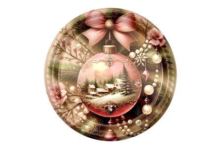 Tácka vianočná plast