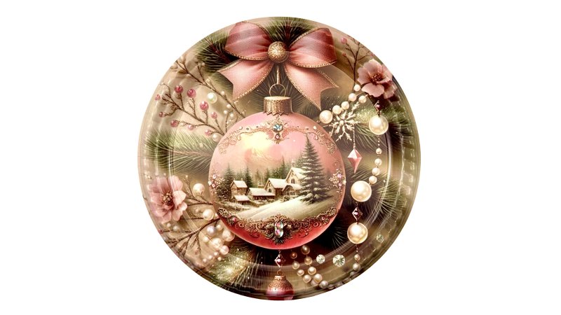 Tácka vianočná plast