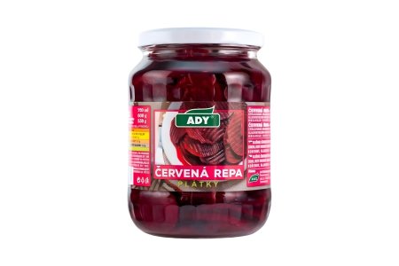 Červená Repa Plátky 720ml PP 350g Ady