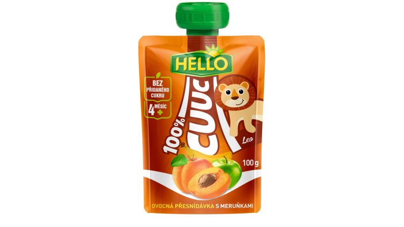 Detská výživa Marhuľa 100% Cuuc 100g Hell