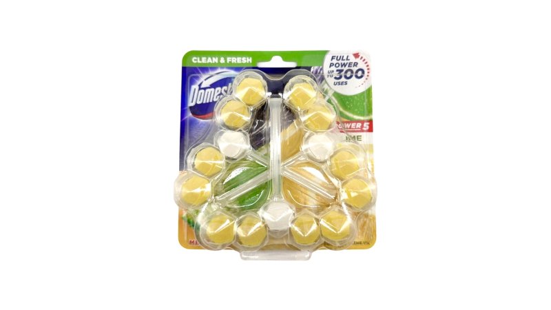 Domestos power 5trio Lime 3×55g
