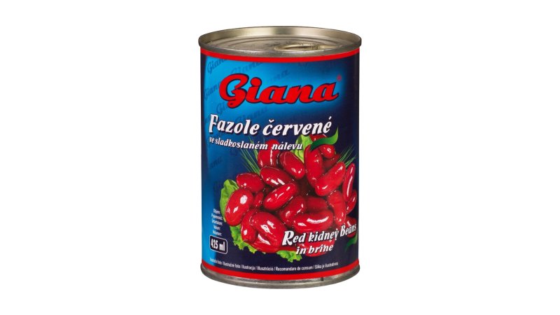 Fazuľa v Paradajkovej omáčke 425ml PP 410g Giana