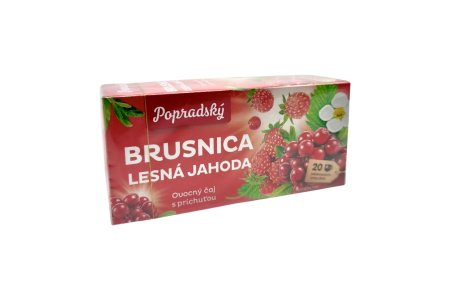 Čaj ovocný Brusnica-lesná jahoda 40g BOP