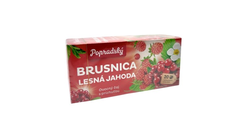 Čaj ovocný Brusnica-lesná jahoda 40g BOP