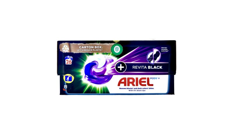 Kapsule gélové Ariel Black 579g 26PD