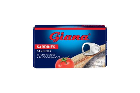 Sardinky v paradajkovej omáčke 125g Giana