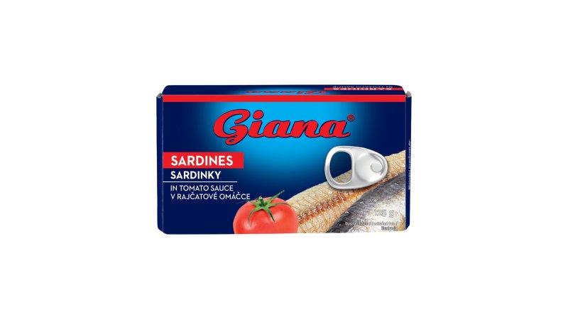 Sardinky v paradajkovej omáčke 125g Giana
