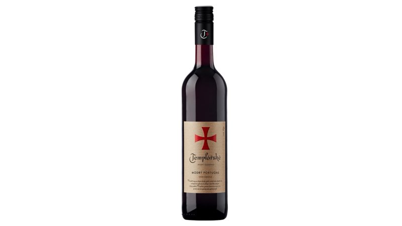 Víno Modrý Portugal červené 0,75l Templářske sklepy