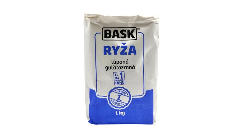 Ryža Guľatozrnná 1kg Bask
