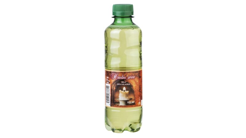 Víno Hradná svieca biela 0,33L pet