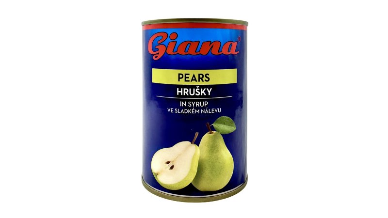 Kompót Hrušky 425ml PP230g Giana