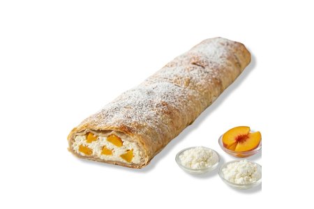 Štrúdľa tvarohovo-broskyňová 1000g (2ks v balení)