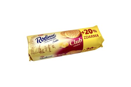 Sušienky Rodinné Club maslové +20% zdarma 168g