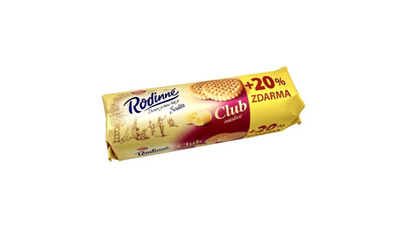 Sušienky Rodinné Club maslové +20% zdarma 168g