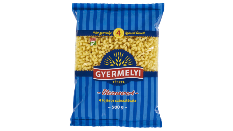 Cestoviny Vrtuľky Talianské 4 vaječné 500g Gyermelyi