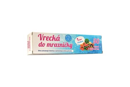 Vrecká do Mrazničky 1L 17x25cm 50ks
