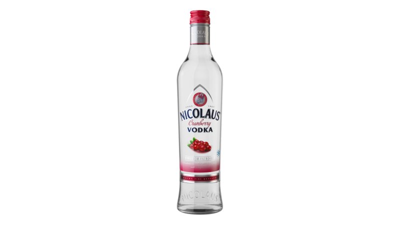 Vodka Extra Fine Cranberry 38 % 0,7l Nicolaus
