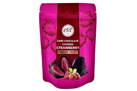 Jahody horká čokoláda lyofilizované 90g Elit