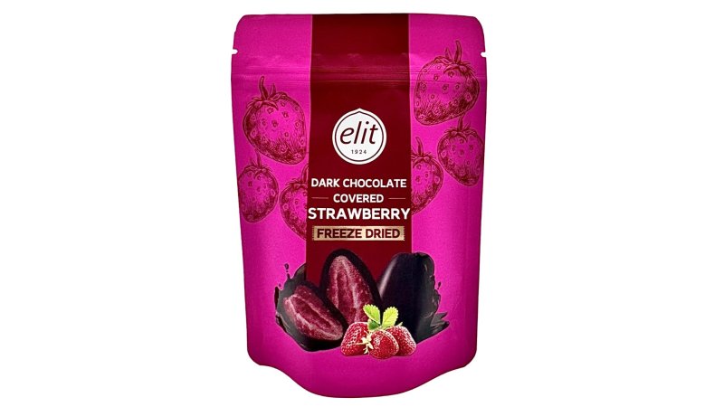 Jahody horká čokoláda lyofilizované 90g Elit