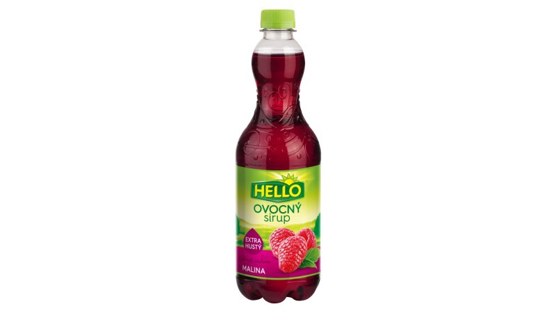 Sirup ovocný Malina 0,7l Hello