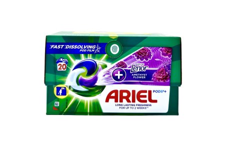Kapsule gélové Ariel Lenor Amethyst 430g 20PD