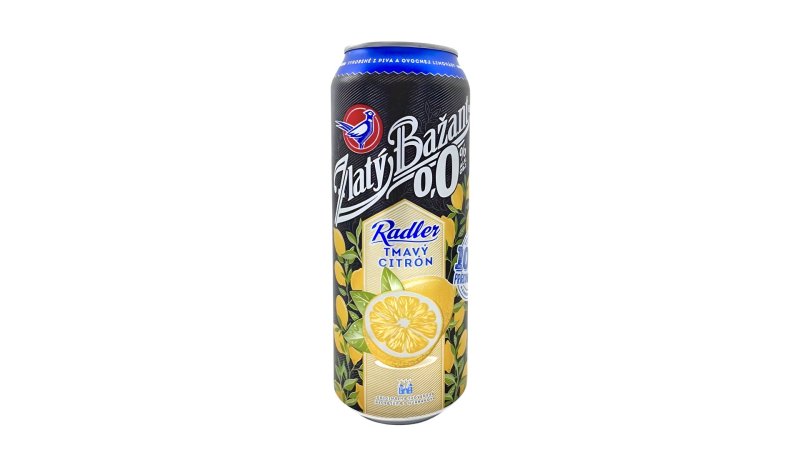 Radler Zlatý Bažant Tmavý Citrón 0,0% 0,5l