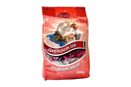 Salónky s jahodovou príchuťou celomáčané 300g