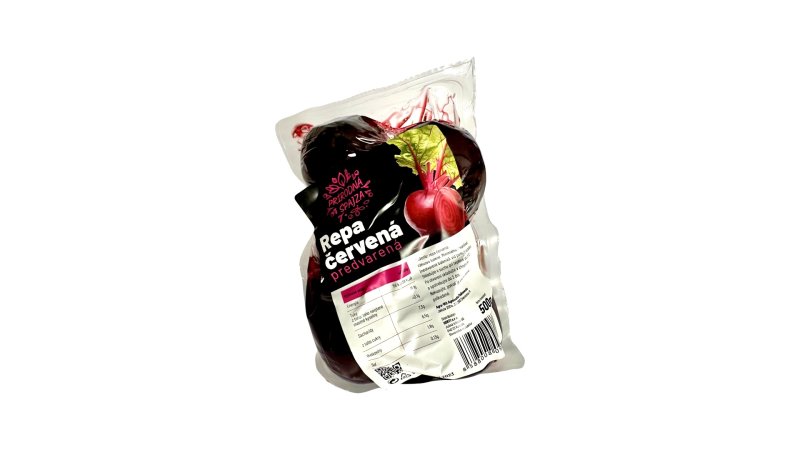 Červená repa predvarená  500g/kus