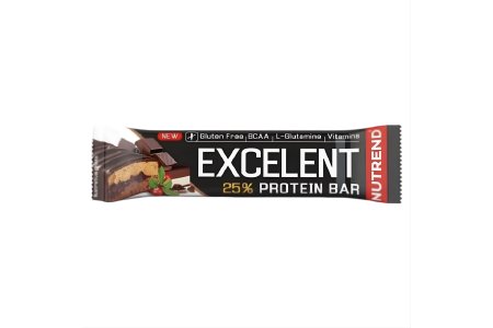 Tyčinka protein EXCELENT double čokoláda s nugátom a brusnicami 85g
