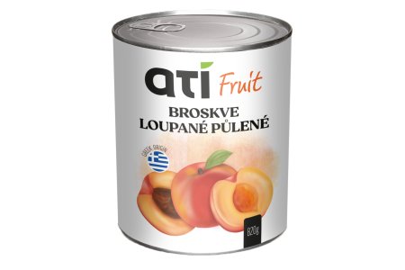 Broskyne plátky polené ATI 850ml