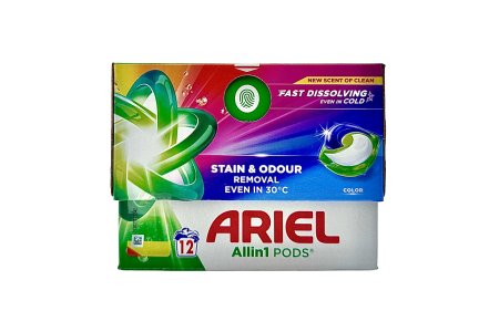 Ariel gélové kapsule Color 307g 12PD