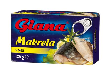 Makrela v rastlinom oleji 125g Giana