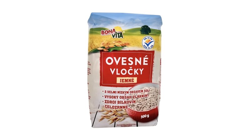 Vločky Ovsené Jemné 500g BonaVita