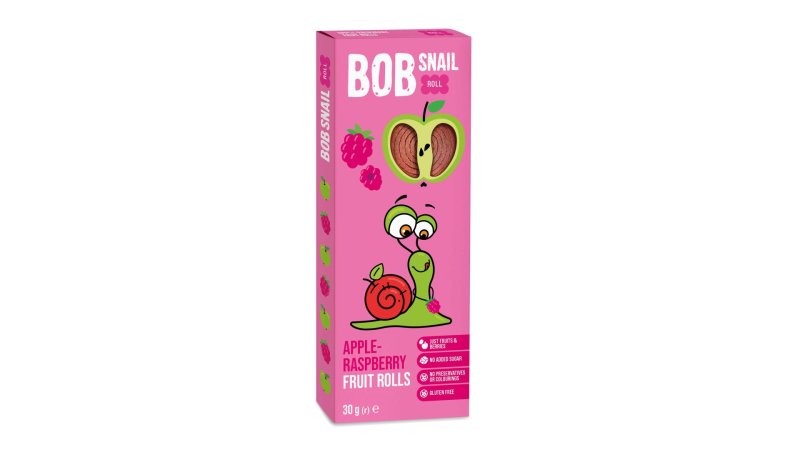 Snack ovocný Bob Snail 30g Malina