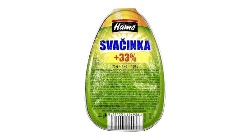 Nátierka Svačinka 75g+33% Hamé