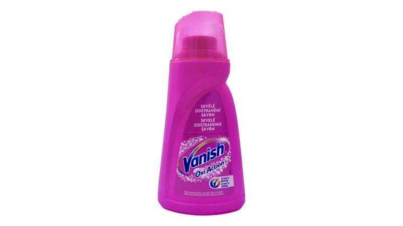 Odstraňovač škvŕn Vanish Oxi Action 1L Pink