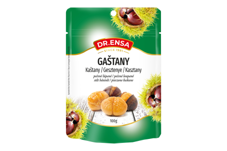 Gaštany pečené lúpané 100g ENSA