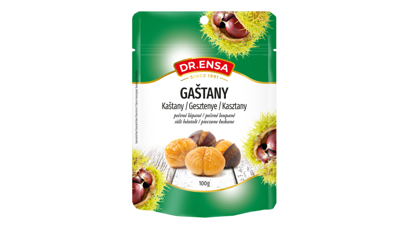 Gaštany pečené lúpané 100g ENSA