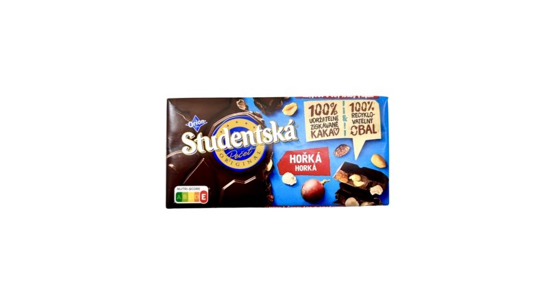 Čokoláda Študentská Pečať Horká 170g