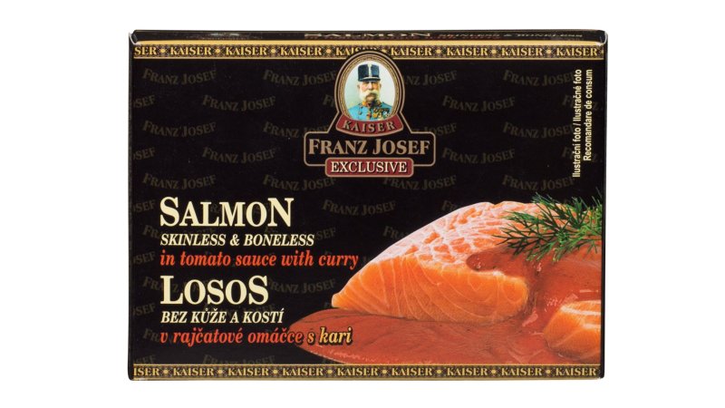 Losos filety v kari omáčke 110g Franz Josef Kaiser